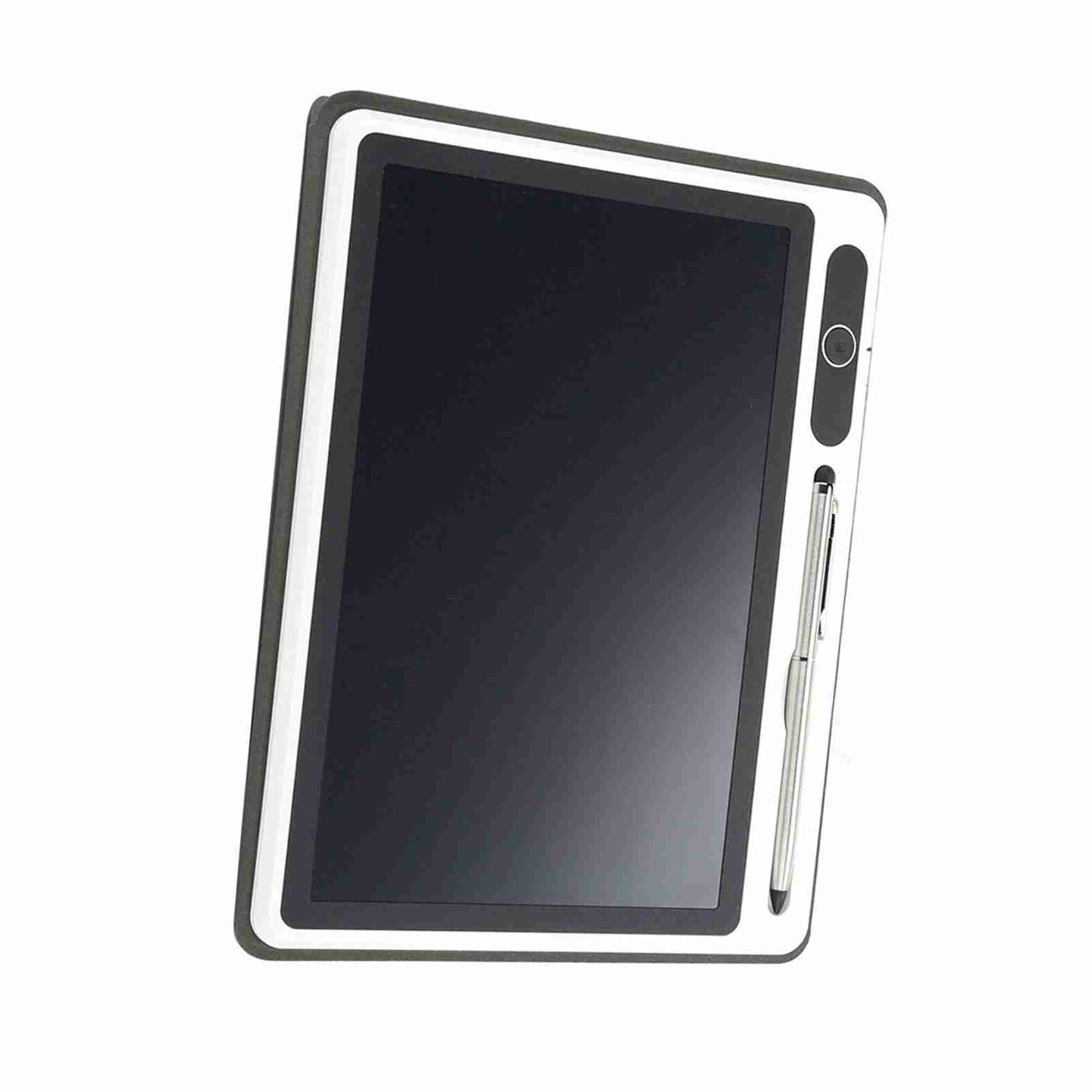 Electronic Notepad LCD Tablet Drawing Pad Business Supplies Hand Painting Tool 9 Inch(Black (With Faux Leather Case) )