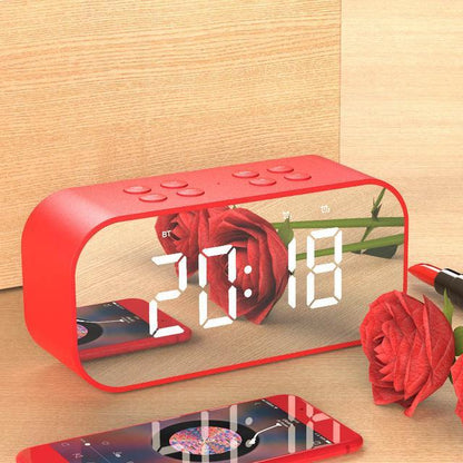 Wireless bluetooth speakers with LED display Clock