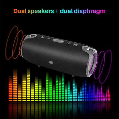 NEW 40W Portable Wireless Bluetooth Speaker Waterproof Stereo Bass Loud USB FM