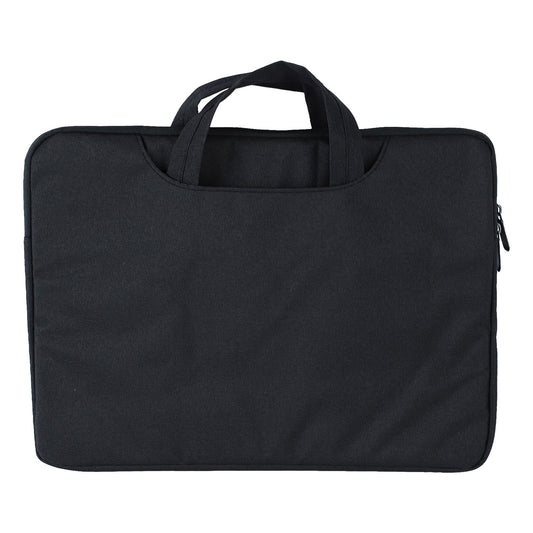 15.6 Inch Laptop Bag Stylish Lightweight Water Resistant Oxford Cloth Slim Computer Carry Case for Business Travel Home Black