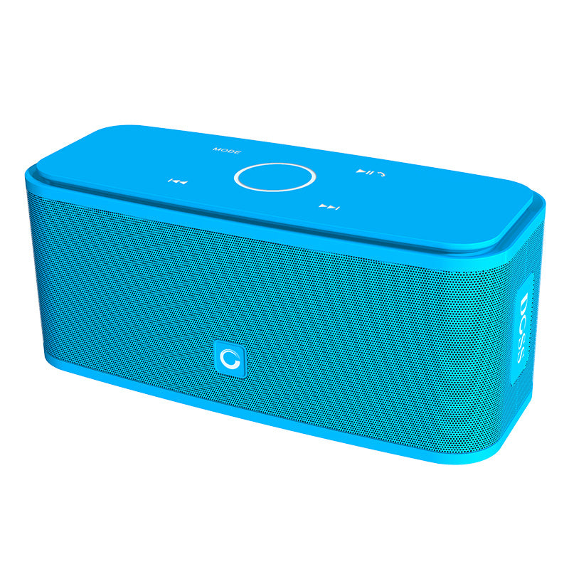 DOSS SoundBox Touch Control Bluetooth Speaker 2*6W Portable Wireless Speakers Stereo Sound Box with Bass and Built-in Mic