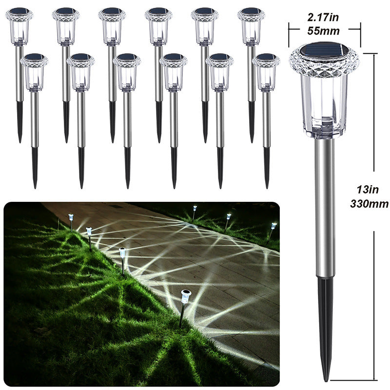 Solar White Led Lawn Lamp Scenic Spot Decoration