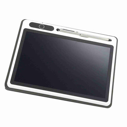 Electronic Notepad LCD Tablet Drawing Pad Business Supplies Hand Painting Tool 9 Inch(Black (With Faux Leather Case) )