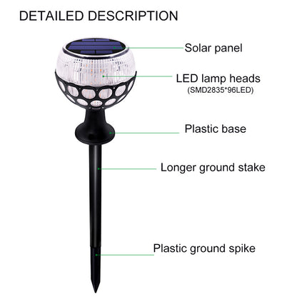 Spherical flame column solar lamp