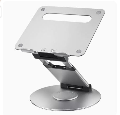 Notebook Bracket Laptop Bracket Aluminum Alloy Desktop Adjustable Base 360-degree Rotation