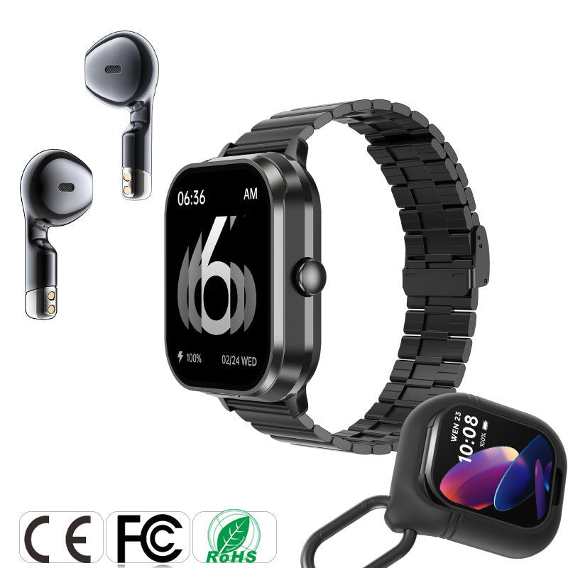 D8pro Smart Watch Tws Headset Two-in-one Health Monitoring