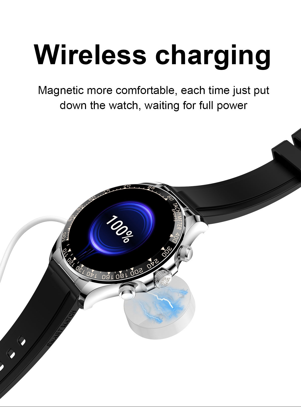 Round Screen Smart Watch EX108 Bluetooth Calling