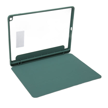 10.2 Inch Tablet Case for IOS Tablet with Pen Slot Full Coverage Precise Cutout Tablet Cover Green