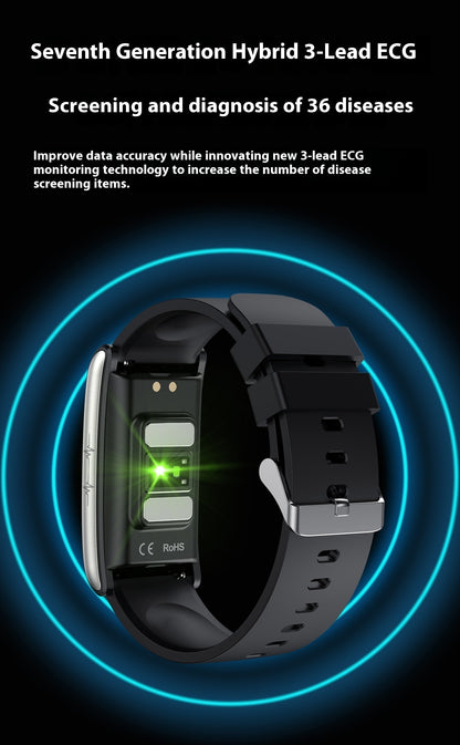 E600 Non-invasive Blood Sugar Testing Smart Watch