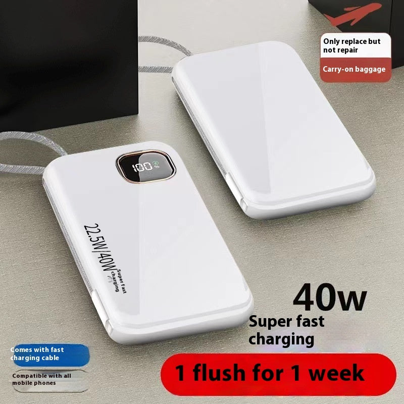 With Cable Integrated Super Large Capacity Portable Battery For Mobile Phones