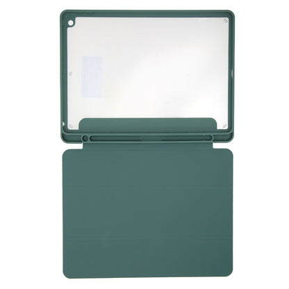 10.2 Inch Tablet Case for IOS Tablet with Pen Slot Full Coverage Precise Cutout Tablet Cover Green