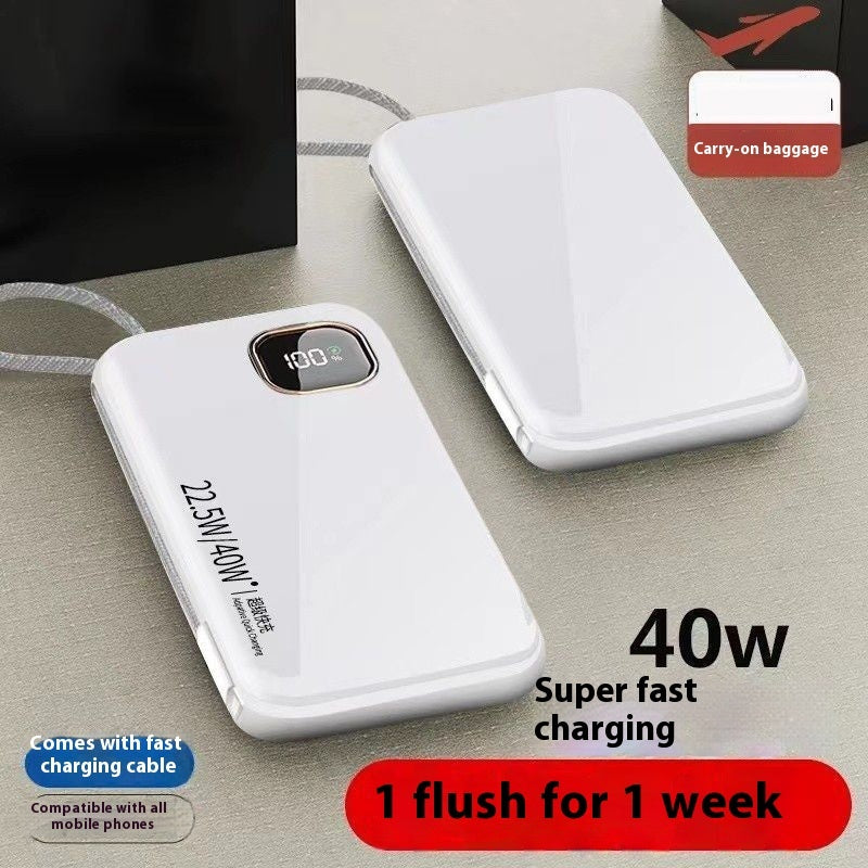 With Cable Integrated Super Large Capacity Portable Battery For Mobile Phones