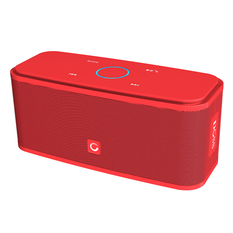 DOSS SoundBox Touch Control Bluetooth Speaker 2*6W Portable Wireless Speakers Stereo Sound Box with Bass and Built-in Mic