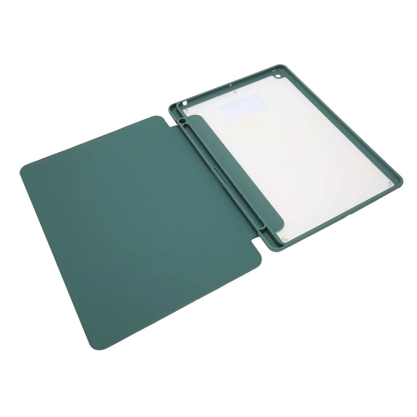 10.2 Inch Tablet Case for IOS Tablet with Pen Slot Full Coverage Precise Cutout Tablet Cover Green