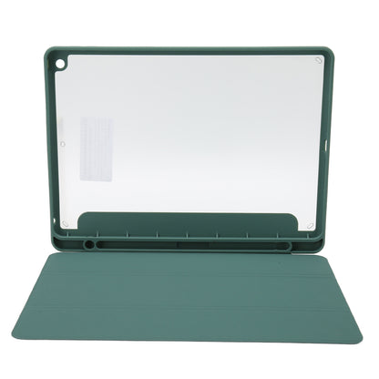 10.2 Inch Tablet Case for IOS Tablet with Pen Slot Full Coverage Precise Cutout Tablet Cover Green