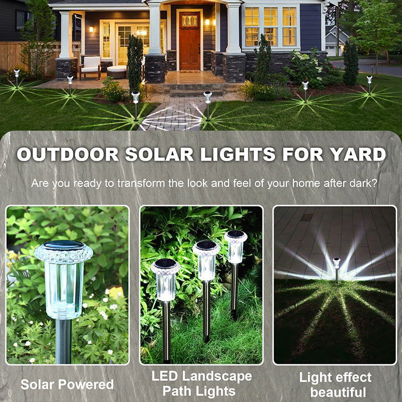 Solar White Led Lawn Lamp Scenic Spot Decoration