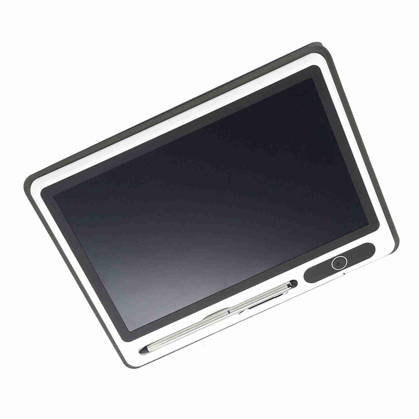 Electronic Notepad LCD Tablet Drawing Pad Business Supplies Hand Painting Tool 9 Inch(Black (With Faux Leather Case) )