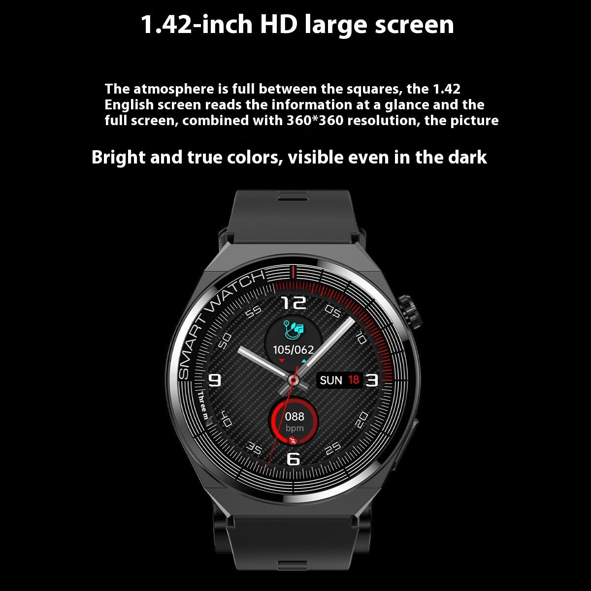 Blood Pressure Voice Broadcast Sport Smart Watch