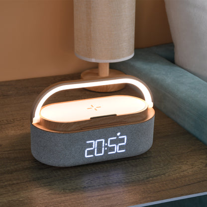 Multi-Function 15W Fast Charging Wireless Charger Clock