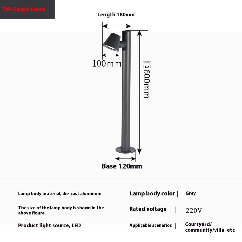 Lawn Lamp Led Outdoor Waterproof Column Modern Minimalist