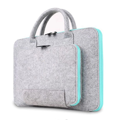 Fashion Felt Laptop Bag Multicolor Handheld